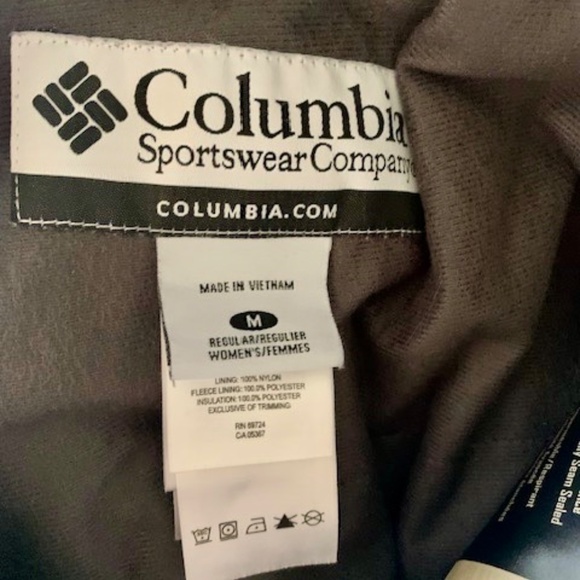 Columbia ski pants medium excellent black woman - Picture 4 of 5